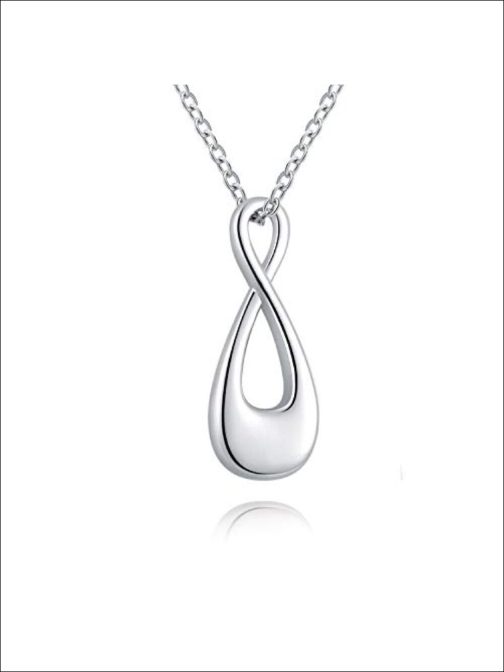 Sterling Silver Infinity Urn Necklace for Ashes Memorial Keepsake Jewelry